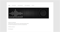 Desktop Screenshot of lucky-sound.com